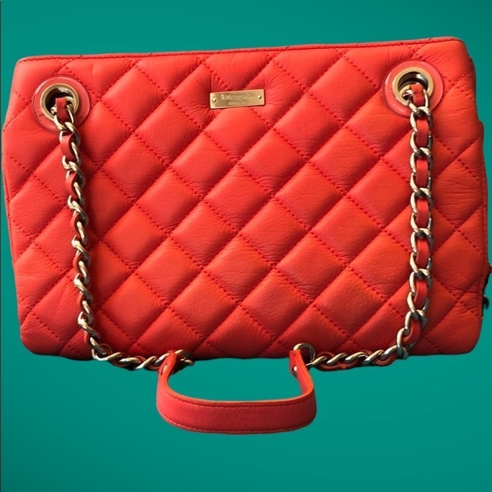 Kate spade coral handbag